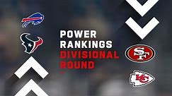 NFL Divisional Round Power Rankings