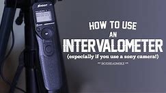 How to use an intervalometer (timelapse photography)