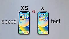 iphone x vs xs speed test | comparison