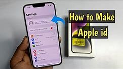 How to create Apple ID | Create new Apple ID for Apple devices | Apple ID kaise baneye