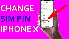 change SIM PIN iPhone X, XS, 8, 11, 12 ... (Fast) 🔥 2021