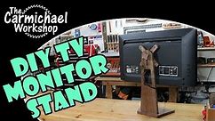 Make a DIY Monitor Stand for a Vizio D24F Smart TV