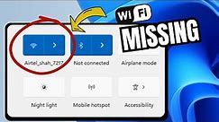 How To Fix Wifi Not Showing In Windows 11 After Update (4 Settings)