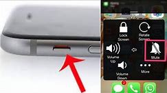 iPhone Mute Button Stuck On Silent Fix