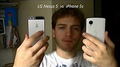LG Nexus 5 vs iPhone 5s ita da EsperienzaMobile