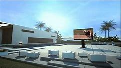 World's Largest Outdoor TV Unfolds Out of the Ground!