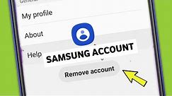 How to Log out or Remove Samsung Account