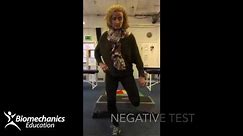 Drop Box Test On Knee Positive & Negative Results