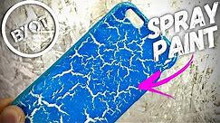 How To Paint Phone Case : DIY SPRAY PAINT ART