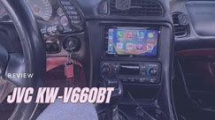 Review JVC KW-V660BT Apple CarPlay Android Auto DVD/CD Player w/ 6.8" Capacitive Touchscreen