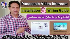 Panasonic video intercom wiring diagram and installation guide