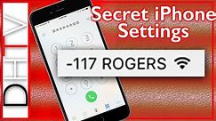 iPhone - Hidden Settings For Accurate Signal Strength Numbers - Field Test Mode