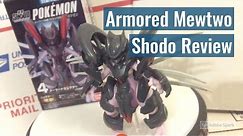 Review - 3" Inch Pokemon Shodo Armored Mewtwo Action Figure Bandai Volume 1