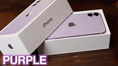 Purple iPhone 11 Unboxing and First Boot