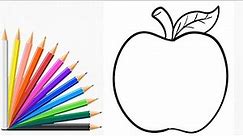 Let's Create a Colorful Apple Drawing for Kids – Step-by-Step Art Fun!