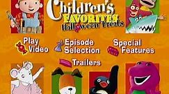 Children's Favorites: Halloween Treats DVD Menu