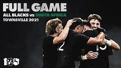 FULL GAME: All Blacks v South Africa (2021 – Townsville)