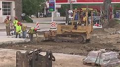 PennDOT crews work on permanent fix for Rt. 202 sinkhole in King of Prussia