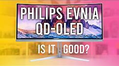 How Good is Philips QD-OLED Gaming Monitor? - Philips Evnia 34M2C8600 Review
