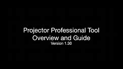 Epson Projector Professional Tool - Overview and Guide