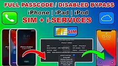 Full Passcode Bypass With Sim| Unlock & Checkra1n Jailbreak Passcode/Disabled iPhone/iPad | Hfz Tool