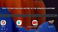 How to find your App History in the updated Google Playstore!