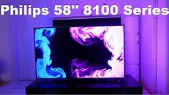 Philips 58'' 8100 Series (2020)4K Smart Tv Unboxing 📦