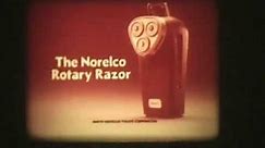 16mm film Vintage TV commercial NORELCO ROTARY RAZOR No Matter How Hard Network ad :25