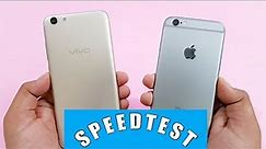 Vivo Y69 vs iPhone 6 Speed Test Comparison | Which is Faster