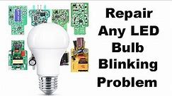 led bulb blinking problem