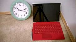 Surface Pro 3 Battery Life Test : Power Cover and Brightness time-lapse