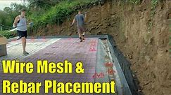 Garage Build #12-Wire Mesh & Rebar Placement for Concrete Slab