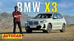 2022 BMW X3 review - Fun SUV gets a funky makeover | First Drive | Autocar India