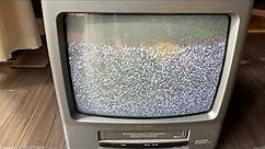 Working Memorex MVT2135 13" Television VHS Combo Portable Color CRT Tube TV With Remote