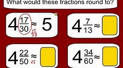 Estimating Sums and Differences with Fractions