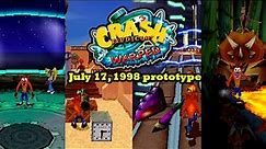 Crash Bandicoot: Warped (July 17th, 1998 prototype) - Full Gameplay