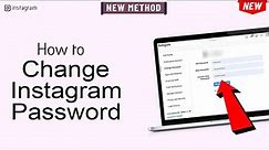 How To Change Instagram Password laptop/PC | Insta Password Change 2024 [ Easy Way ]