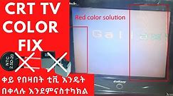 How to fix CRT TV Degaussing coil and NTC | posistor.