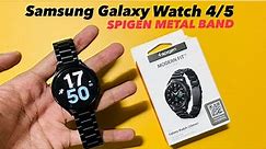 Samsung Galaxy Watch Metal Band from SPIGEN | Watch 5 Pro | Watch 5 | Watch 4 | Matte Black