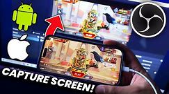 How to STREAM Phone Gameplay Screen in OBS (BEST QUALITY 2024)