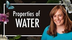 Properties of Water | Hydrogen Bonding in Water | Biology | Biochemistry