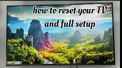 1st one LG TV How to Reset your tv & full setup