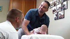 Baby Receives First Chiropractic Adjustment