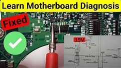 Learn how to diagnose any laptop motherboard step by step part 1