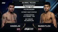 One Friday Fights 60 - Chor Hapayak vs. Suwatlek TDed99