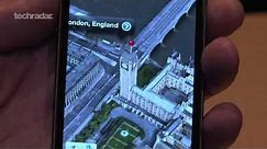 iPhone 5 Hands on: iOS 6 Maps Demo - 3D Mapping, Turn by turn Navigation