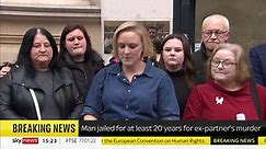 Claire Holland family speaking outside court | UK News | Sky News