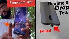 Realme X Pop up Camera Drop Test | Fingerprint Scanner Speed Test