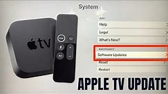 How to update your Apple TV (Box) and enable automatic updates