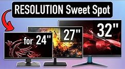 Best Monitor Resolution & Size [24 vs 27 vs 32 inch Monitor] 1080p, 1440p, 4K